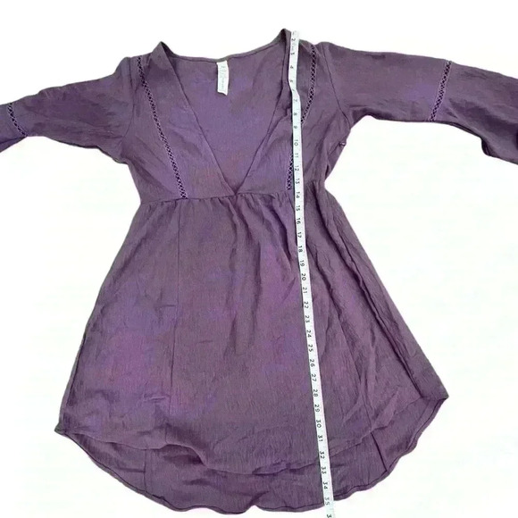 Chic Flared Sleeve Swimsuit Cover Dress in Lavender by Brand B - Picture 4 of 4